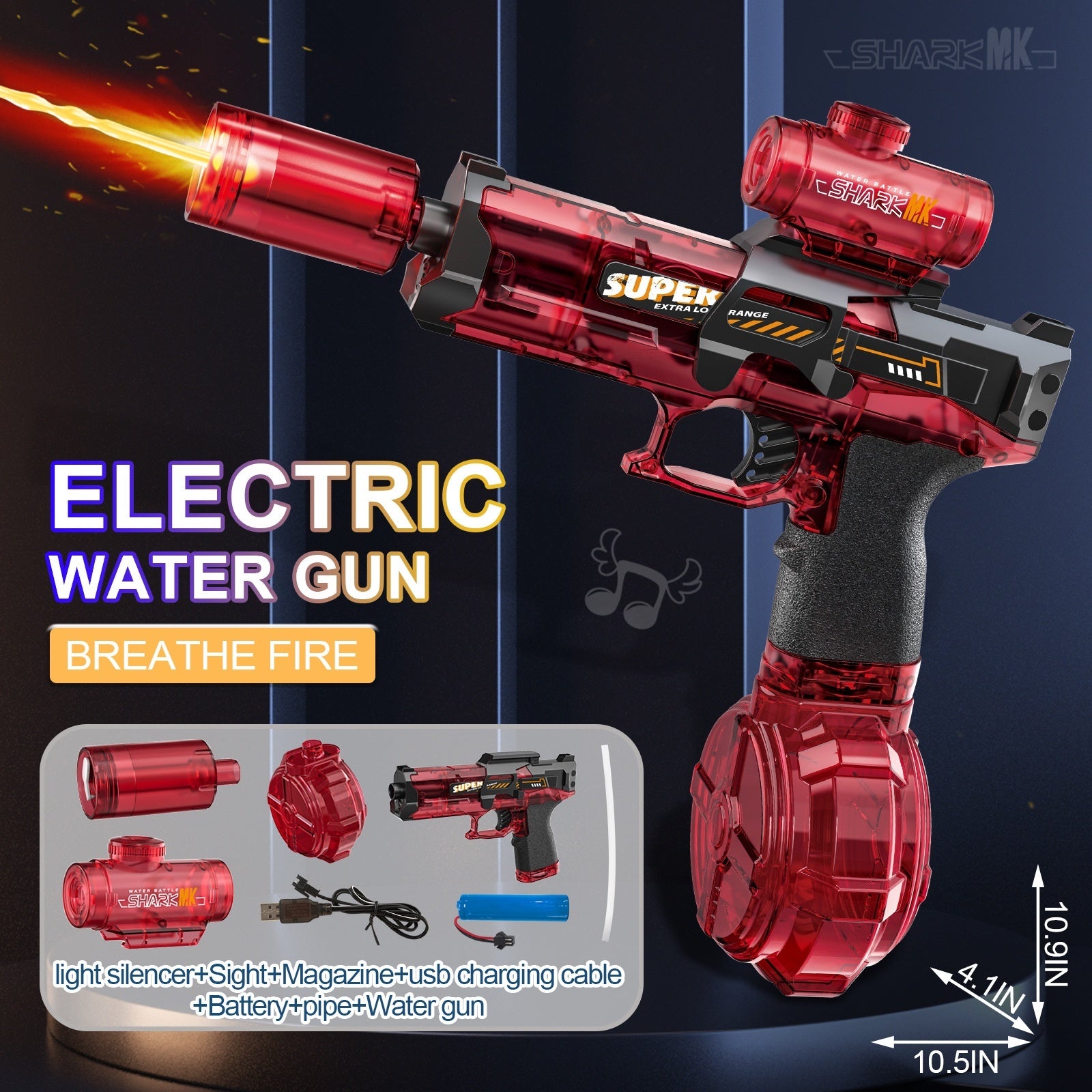 💦🔫 LED Electric Water Gun Blaster – Ultimate Summer Battle Toy! 🌊⚡

Turn every water fight into an EPIC battle 😎
✔️ Automatic water spray
✔️ Cool LED lights
✔️ Realistic recoil action
✔️ Long-range powerful blasting
✔️ Perfect for summer fun ☀️