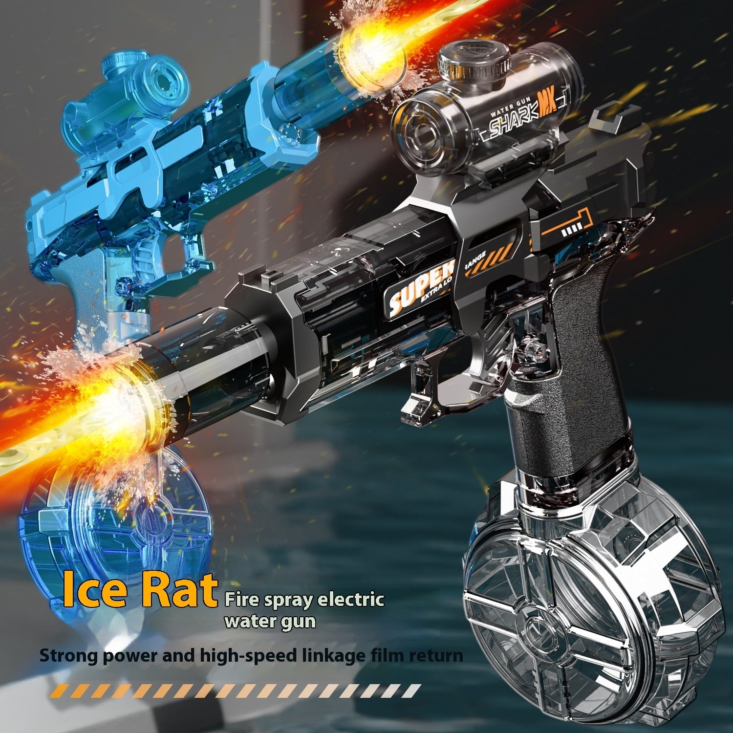 💦🔫 LED Electric Water Gun Blaster – Ultimate Summer Battle Toy! 🌊⚡

Turn every water fight into an EPIC battle 😎
✔️ Automatic water spray
✔️ Cool LED lights
✔️ Realistic recoil action
✔️ Long-range powerful blasting
✔️ Perfect for summer fun ☀️