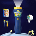 Projection Flashlight Children Projector Light Cute CartoonAnimal Space Night Photo Light Bedtime Learning Toys