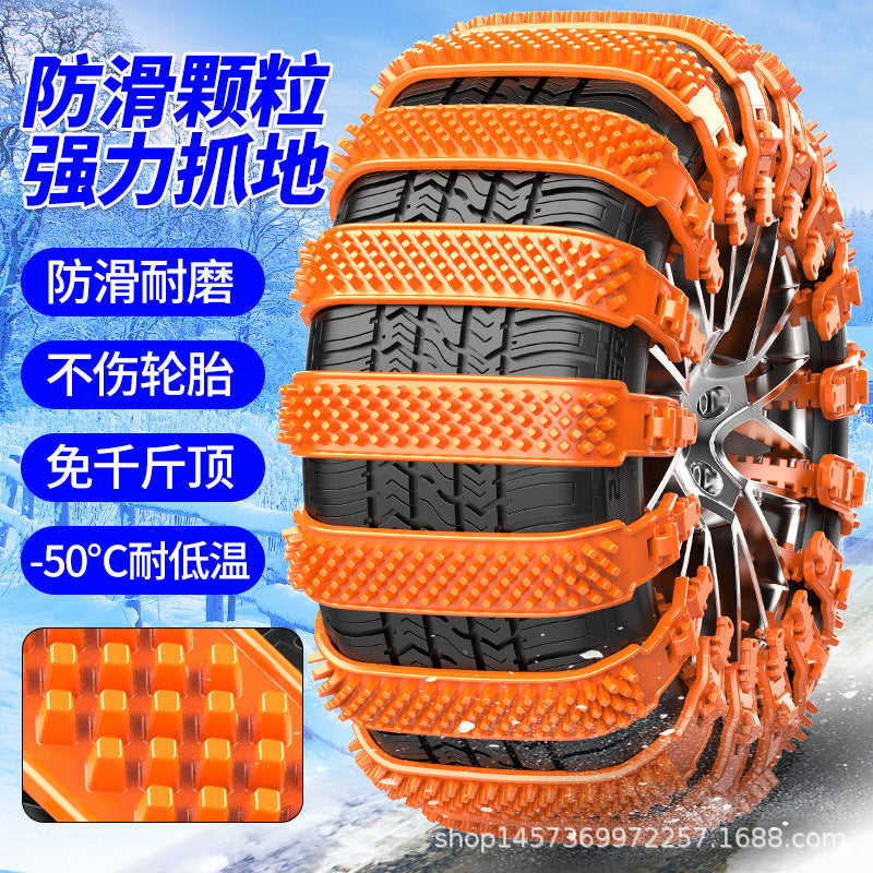 Rugged All-Terrain Tire Chains
